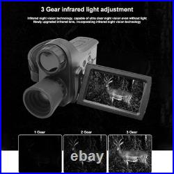 NV2186 Digital Monocular 8x Zoom 4K 30MP Night Vision Goggles 700m