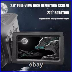 NV2186 Digital Monocular 8x Zoom 4K 30MP Night Vision Goggles 700m