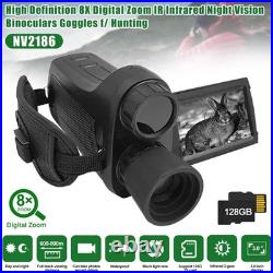 NV2186 Digital Monocular 8x Zoom 4K 30MP Night Vision Goggles 700m