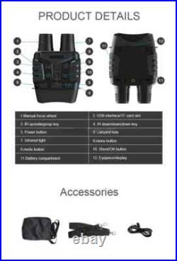 NV3180 Night Vision Goggles Tactical Thermal Binoculars Gen 2 for Hunting Camera