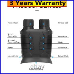 NV3280 1000M 4K 36MP Full Color Binocular Low Light Infrared Night Vision