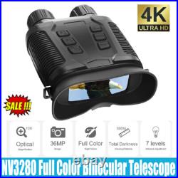 NV3280 4K Full Color 36MP 10X Optical 8X Zoom Infrared Night Vision Binoculars