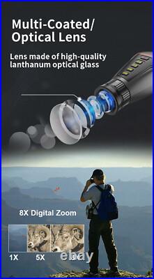 NV4300 36MP 4K Handheld Night Vision Infrared Monocular Night Vision 8X Zoom ot2