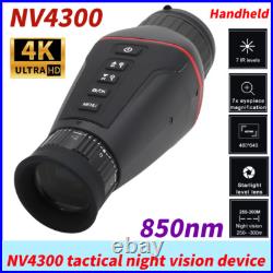 NV4300 4K 8X Digital Zoom Handheld tactical night vision device Binoculars 850nm NV4300 4K 8X Digital Zoom Handheld tactical night vision device Binoculars 850nm