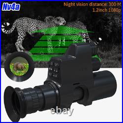 NV4AS 1080P 4X Zoom Telescope Sight Monocular Hunting Night Vision Scope Camer