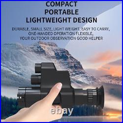 NV4AS 1080P 4X Zoom Telescope Sight Monocular Hunting Night Vision Scope Camer