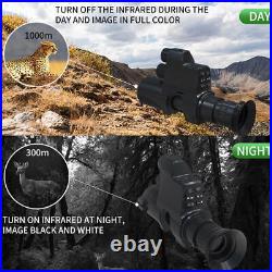 NV4AS 1080P 4X Zoom Telescope Sight Monocular Hunting Night Vision Scope Camer