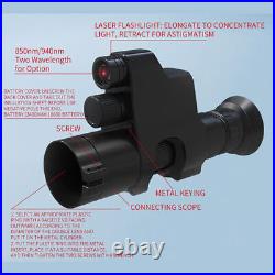 NV4AS 1080P 4X Zoom Telescope Sight Monocular Hunting Night Vision Scope Camer