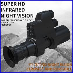 NV4AS 1080P 4X Zoom Telescope Sight Monocular Hunting Night Vision Scope Camer