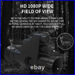 NV4AS 1080P 4X Zoom Telescope Sight Monocular Hunting Night Vision Scope Camer