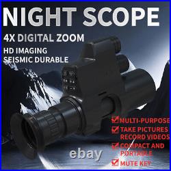 NV4AS 1080P 4X Zoom Telescope Sight Monocular Hunting Night Vision Scope Camer