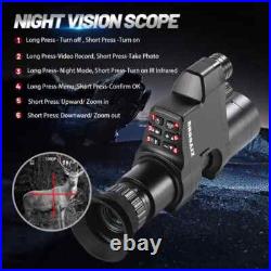 NV4A 300M Digital IR Night Vision Scope Sight 4XZoom 1080P Telescope for Hunting
