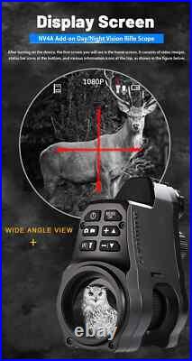 NV4A 300M Digital IR Night Vision Scope Sight 4XZoom 1080P Telescope for Hunting