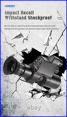 NV4A 300M Digital IR Night Vision Scope Sight 4XZoom 1080P Telescope for Hunting