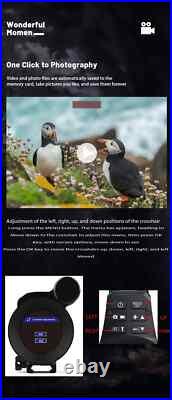 NV4A 300M Digital IR Night Vision Scope Sight 4XZoom 1080P Telescope for Hunting