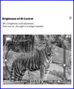 NV4A HD Infrared Night Vision Monocular-4X Zoom Digital Scope for Night Hunting