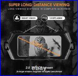 NV5100 1080P HD Infrared Night Vision Binoculars Telescope 4X Zoom for Hunting