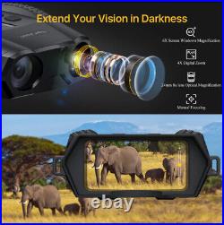 NV5100 1080P HD Infrared Night Vision Binoculars Telescope 4X Zoom for Hunting