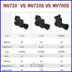 NV700S Night Vision Scope Optical Monocular 400M IR Hunting Digital Zoom Camera