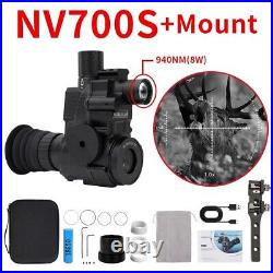 NV700S Night Vision Scope Optical Monocular 400M IR Hunting Digital Zoom Camera