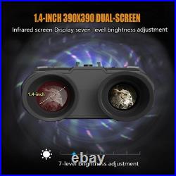 NV8000 3D HD 1080P 4K Night Vision Infrared Binoculars Goggles Head Mounted