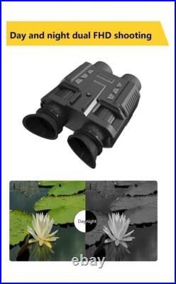 NV8000 3D Night Vision 850nm Zoom Binoculars Infrared Digital Head Mount Goggles