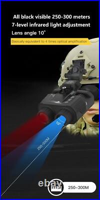 NV8000 3D Night Vision 850nm Zoom Binoculars Infrared Digital Head Mount Goggles