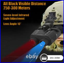 NV8000 3D Night Vision Binoculars Infrared Digital Head Mount Goggles Hunting