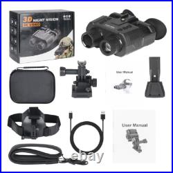 NV8000 3D Night Vision Binoculars Infrared Digital Head Mount Goggles Hunting