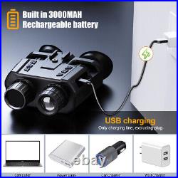 NV8000 3D Night Vision Binoculars Infrared Digital Head Mount Goggles Hunting US NV8000 3D Night Vision Binoculars Infrared Digital Head Mount Goggles Hunting US