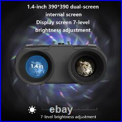 NV8000 3D Night Vision Binoculars Infrared Head Mounted Goggles 4K HD Camera