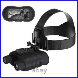 NV8000 4K 3D Night Vision Binoculars Infrared Head Mounted Goggles Used Outdoor