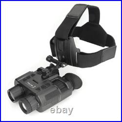 NV8000 4K 3D Night Vision Binoculars Infrared Head Mounted Night Vision Goggles