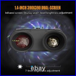 NV8000 Dual Screen Night Vision Binoculars Naked Eye 3D Viewing 300m Goggles