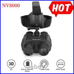 NV8000 Helmet 3D Night Vision Goggle IR 1080p HD infrared NV Binocular New
