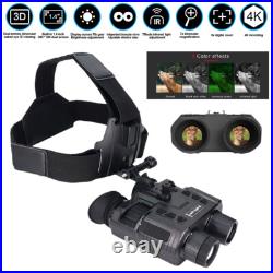 NV8000 IP54 3D Stereo Imaging Infrared Night Vision Binoculars Helmet Goggles