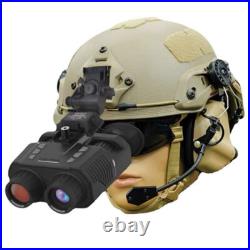 NV8000 IP54 3D Stereo Imaging Infrared Night Vision Binoculars Helmet Goggles
