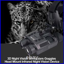 NV8000 IP54 3D Stereo Imaging Infrared Night Vision Binoculars Helmet Goggles