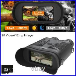 NV800S 12MP Night Vision Binoculars Infared Hunting Camera Telescope + 32G Card