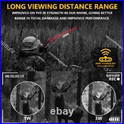 NV800S 2K 12MP Infared Night Vision Binoculars Telescope for Hunting w 32GB Card NV800S 2K 12MP Infared Night Vision Binoculars Telescope for Hunting w 32GB Card