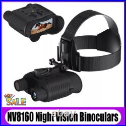 NV8160 3D/8X Night Vision Binoculars Hunting Infrared Digital Head Mount Goggles NV8160 3D/8X Night Vision Binoculars Hunting Infrared Digital Head Mount Goggles