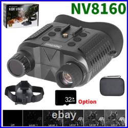 NV8160 Infrared Night Vision Binoculars 4K 3D Head Mounted Goggles 8X Zoom NV8160 Infrared Night Vision Binoculars 4K 3D Head Mounted Goggles 8X Zoom
