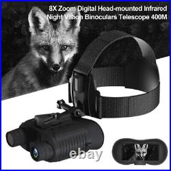 NV8160 Night Vision 8X Binocular for Hunting Infrared Digital Head Mount Goggles