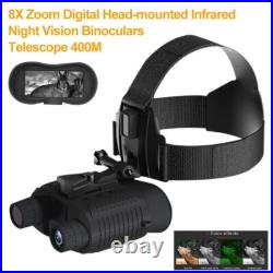 NV8160 Night Vision 8X Binocular for Hunting Infrared Digital Head Mount Goggles NV8160 Night Vision 8X Binocular for Hunting Infrared Digital Head Mount Goggles
