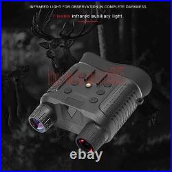 NV8160 Night Vision Binoculars Infrared Digital Head Mount+Battery for Hunting