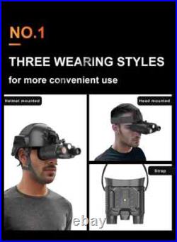 NV8161 4K Helmet Mounted Night Vision Binoculars 36MP Hunting Infrared Goggles NV8161 4K Helmet Mounted Night Vision Binoculars 36MP Hunting Infrared Goggles