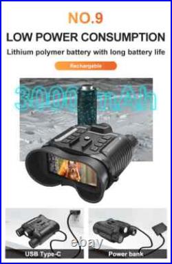 NV8161 4K Helmet Mounted Night Vision Binoculars 36MP Hunting Infrared Goggles NV8161 4K Helmet Mounted Night Vision Binoculars 36MP Hunting Infrared Goggles