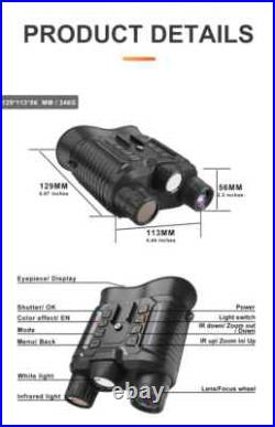 NV8161 4K Helmet Mounted Night Vision Binoculars 36MP Hunting Infrared Goggles NV8161 4K Helmet Mounted Night Vision Binoculars 36MP Hunting Infrared Goggles