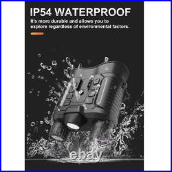 NV8161 8X Zoom IR/white Light Night Vision Binoculars Head-mounted 4K Telescope