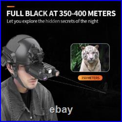 NV8161 8X Zoom IR/white Light Night Vision Binoculars Head-mounted 4K Telescope